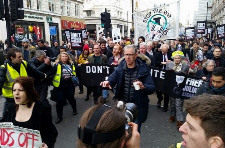 Marche de soutien à Londres : Non à l’extradition d’Assange