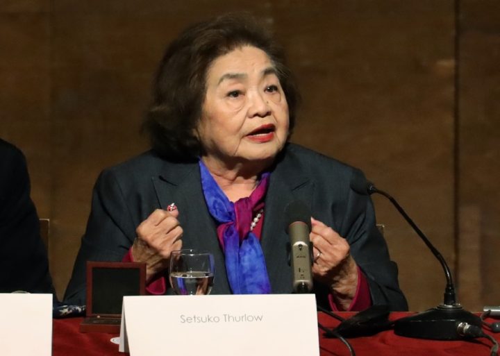 Setsuko Thurlow revit sa douleur chaque jour, pour rompre le silence qui couvre l’horreur des armes nucléaires