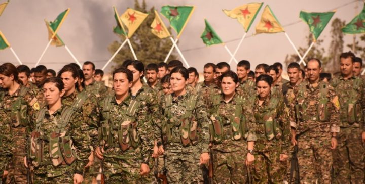 Afin, Kurdistan siriano YPG YPJ