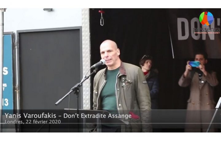 Don’t Extradite Assange : le message de Yanis Varoufakis