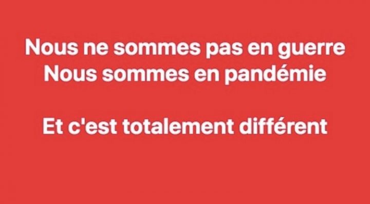 Non, nous ne sommes pas en guerre. Nous sommes en pandémie. Et c’est bien assez