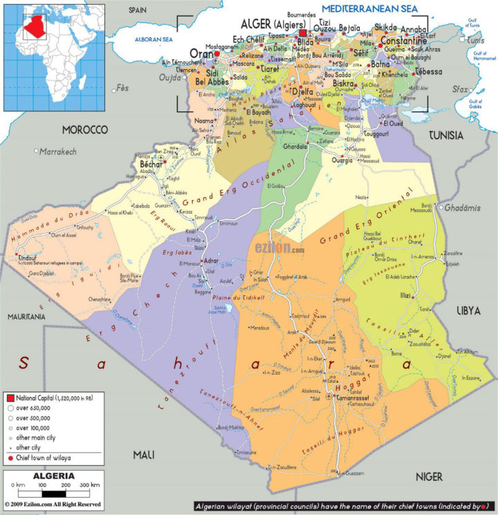 Algeria Map 720x745 