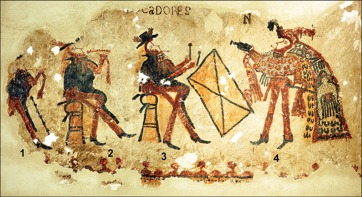Die Maya-Wandmalereien aus Chajul, Guatemala
