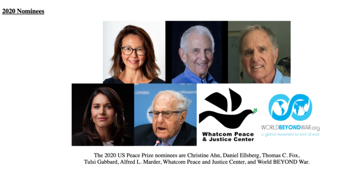 2020 US Peace Prize Nominees