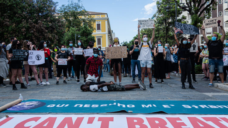 Black Lives Mattera a Pescara, foto di Benedetta La Penna