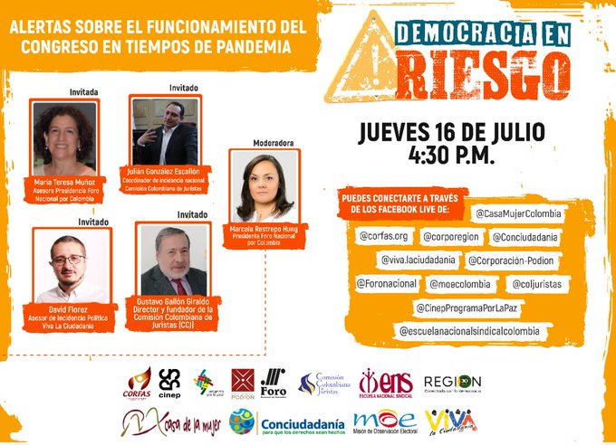 Foro Democracia en Riesgo