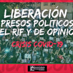 Por Covid 19 exigen liberación de presos políticos marroquíes