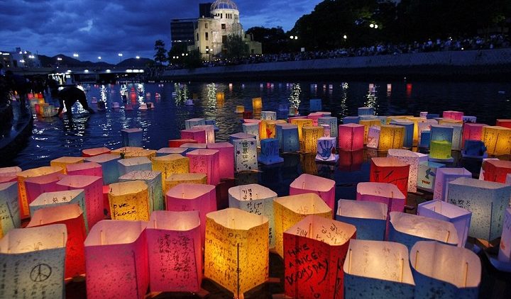 Ceremonia en Hiroshima en por el 75 aniversario de la bomba atómica