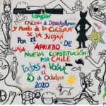 Comisión Chilena de Derechos Humanos, artistas y figuras de la cultura inician campaña impulsando participación en el plebiscito