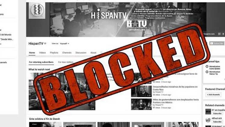 Google bloque à nouveau la chaîne iranienne HispanTV
