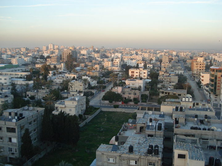 A view of Gaza city in 2009
