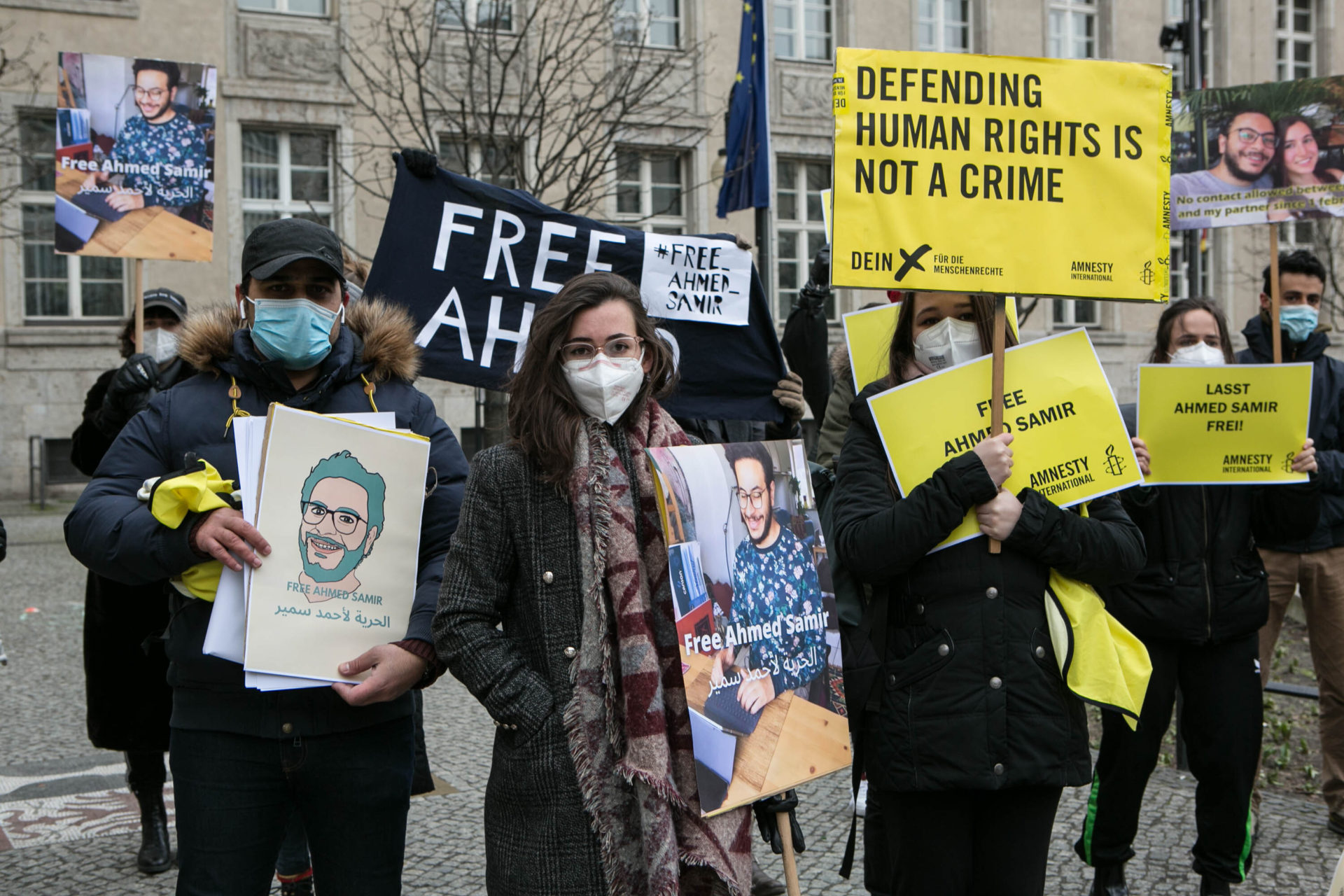 Free Ahmed Samir, Ongoing Protest All Around The World - Vimarsana News