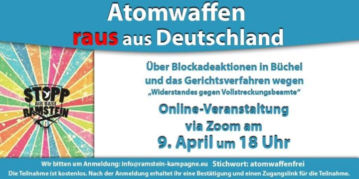 Atomwaffen raus aus Deutschland – Über Blockadeaktionen in Büchel