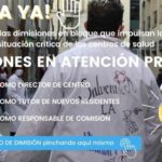 Sindicato de AMYTS apoya la iniciativa de dimisiones en bloque que impulsan los médicos de Atención Primaria