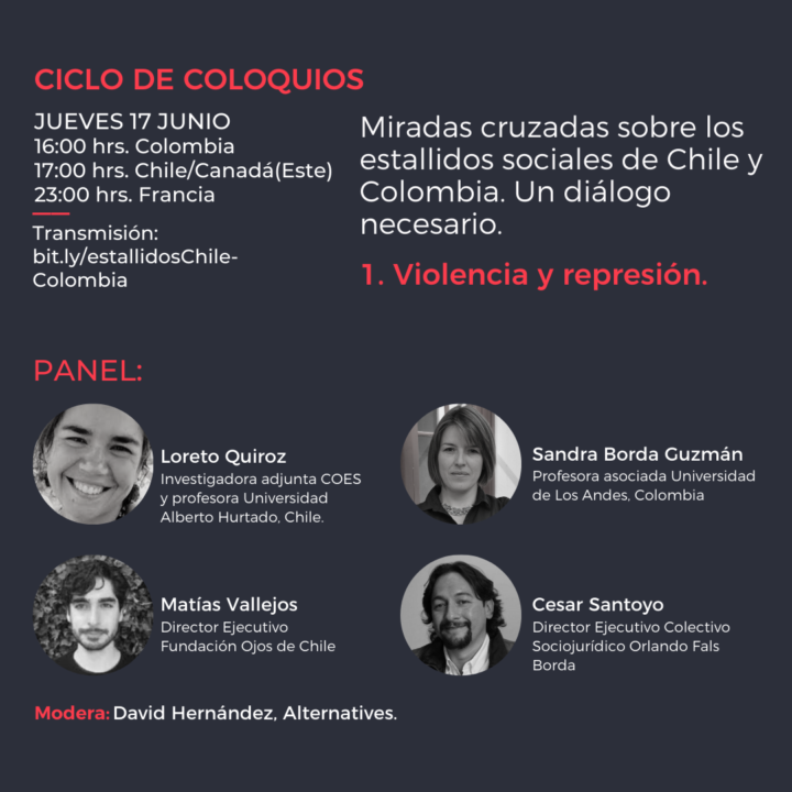 Miradas cruzadas sobre los estallidos sociales de Chile y Colombia: un dialogo necesario
