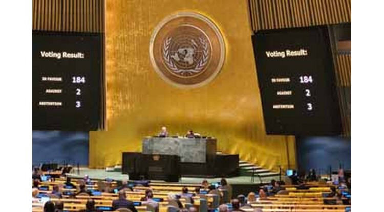 Le monde rejette à l’ONU le blocus des États-Unis contre Cuba : 184 pour, 2 contre, 3 abstentions