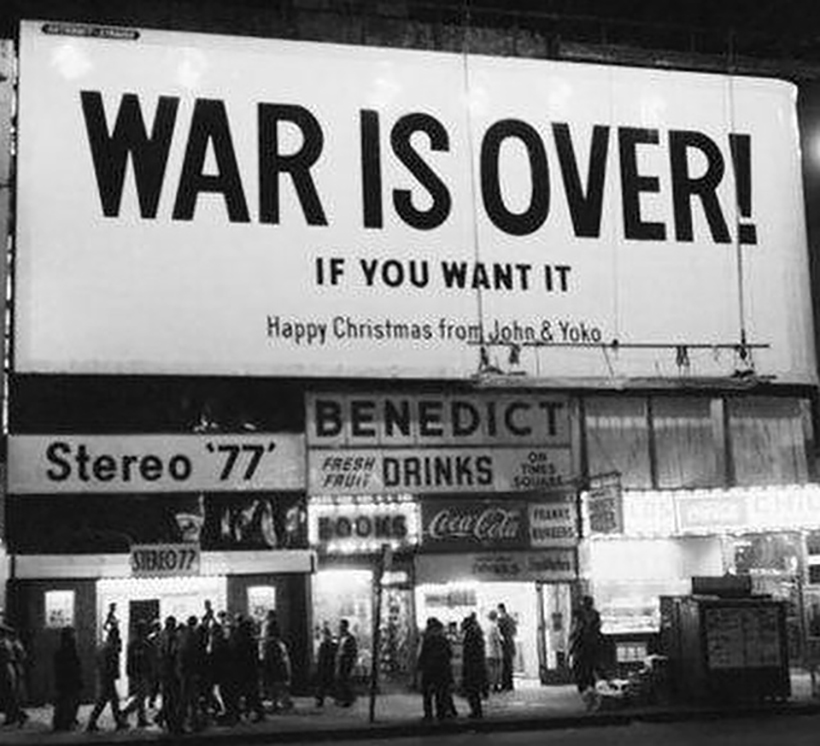 NIE WIEDER Krieg – WAR IS OVER – HE BOUHA