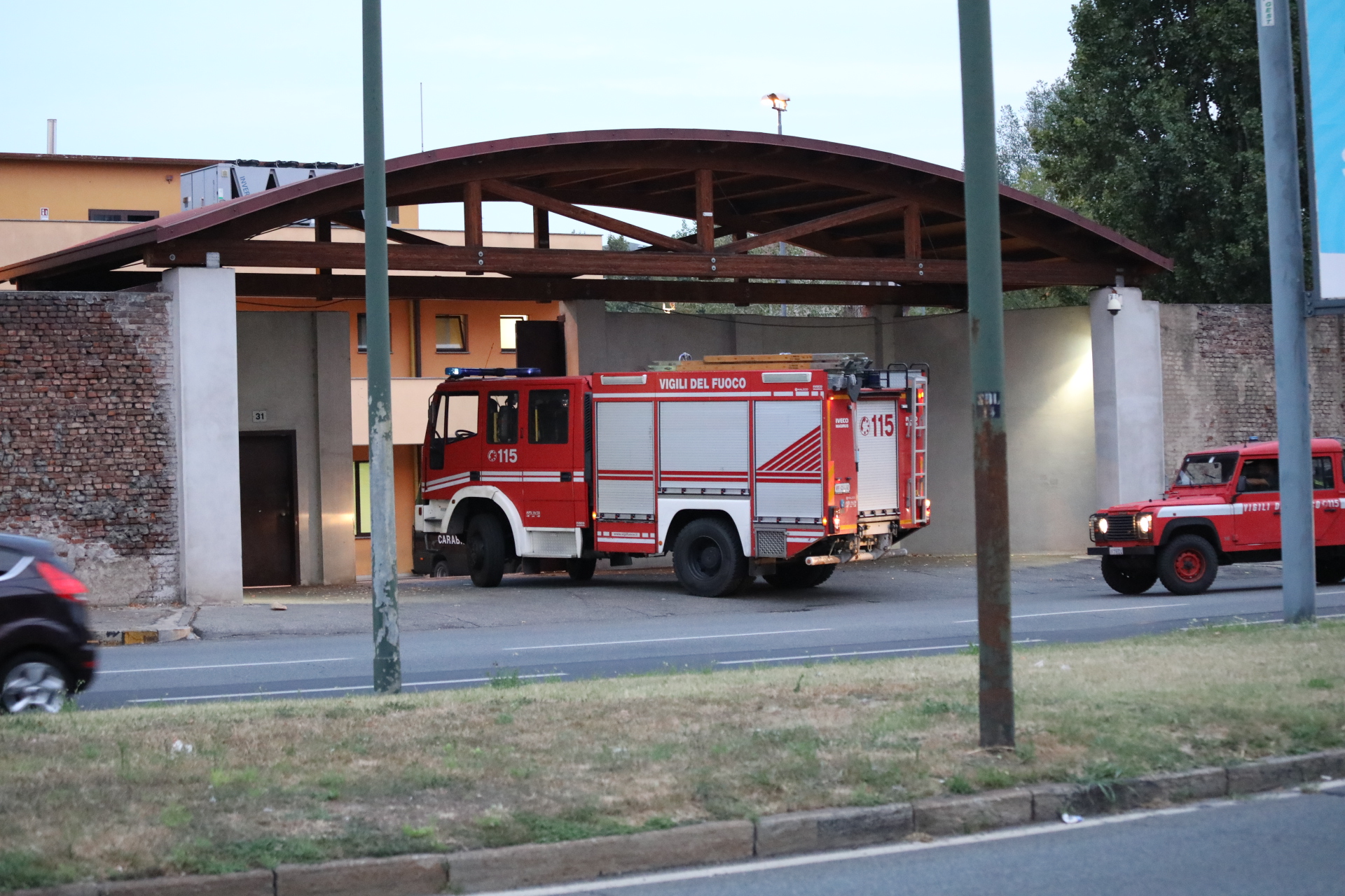 Incendio al CPR di Torino