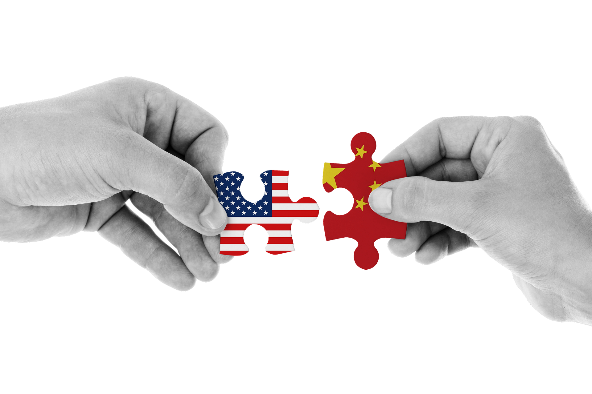 Symbolbild Beziehung USA und China