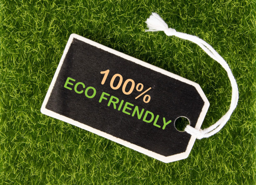 Preis-Tag eco friendly