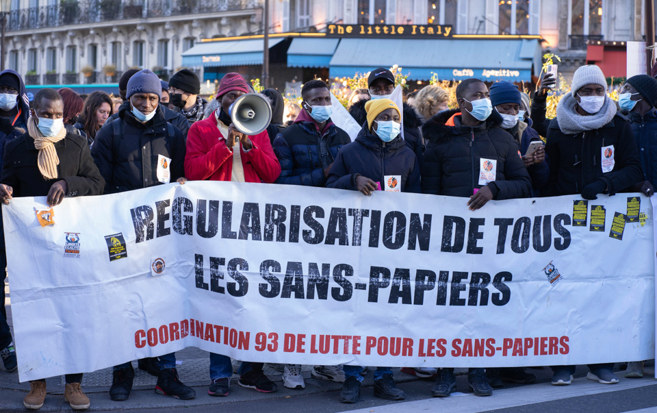 Manifestations dans toute la France pour la journée internationale des migrants