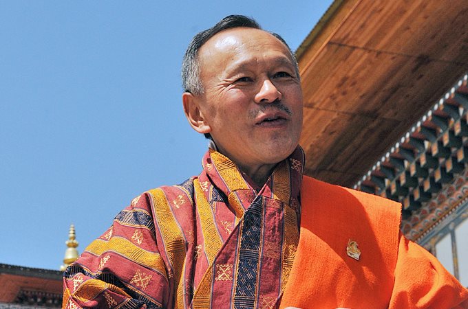 Jigme Yoser Thinley, ehemaliger Ministerpräsident von Bhutan.