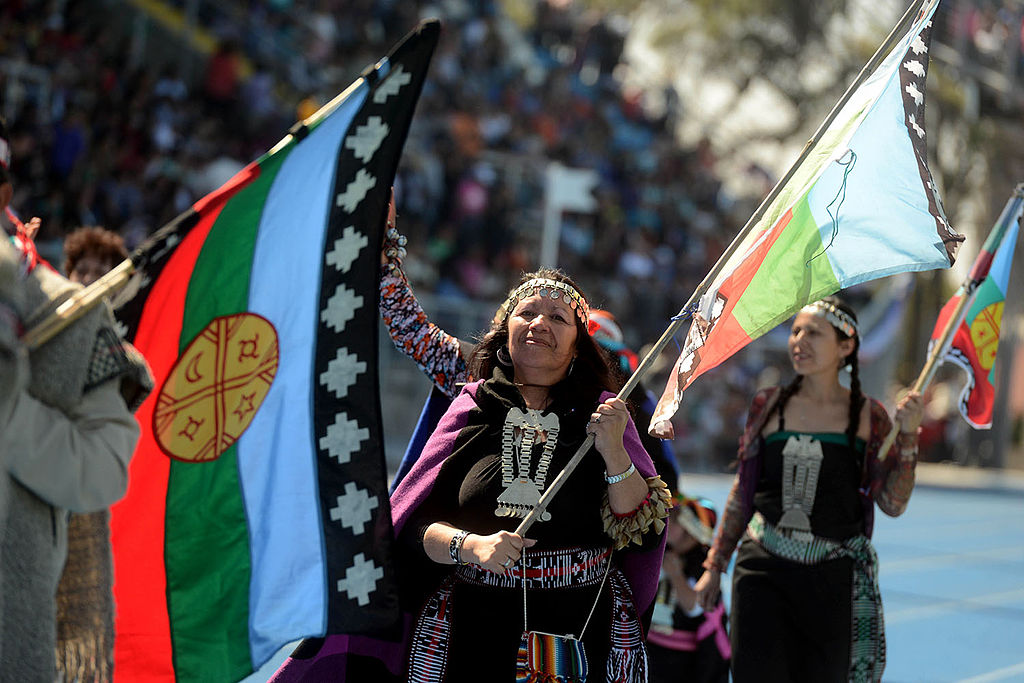 Mapuche-Demo in Chile