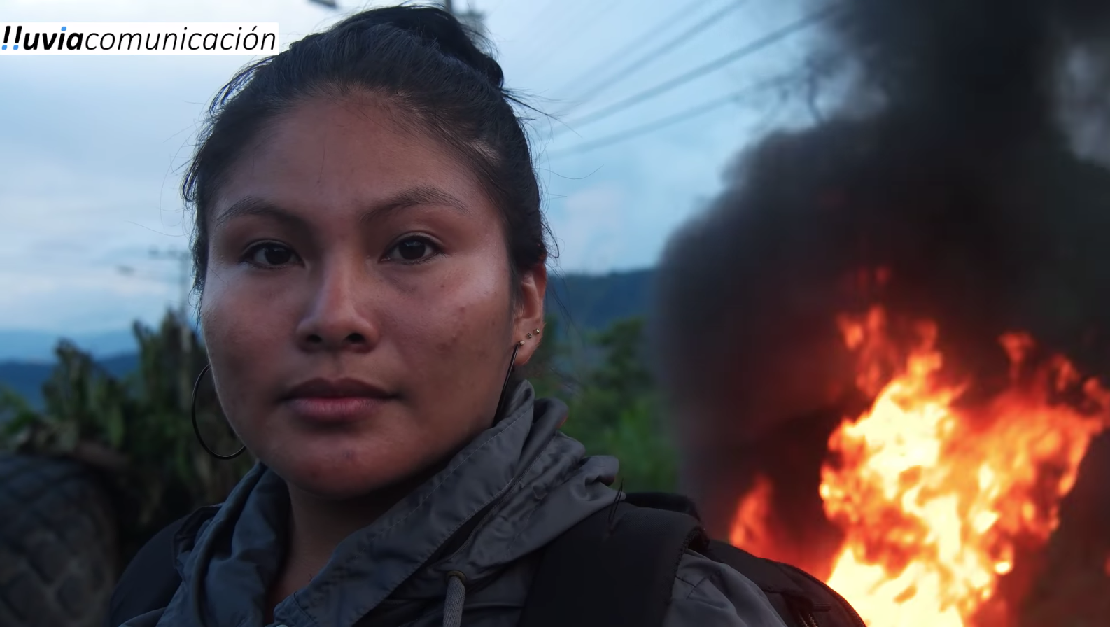 Mujer shuar: fuerza del paro en Morona Santiago (Ecuador)