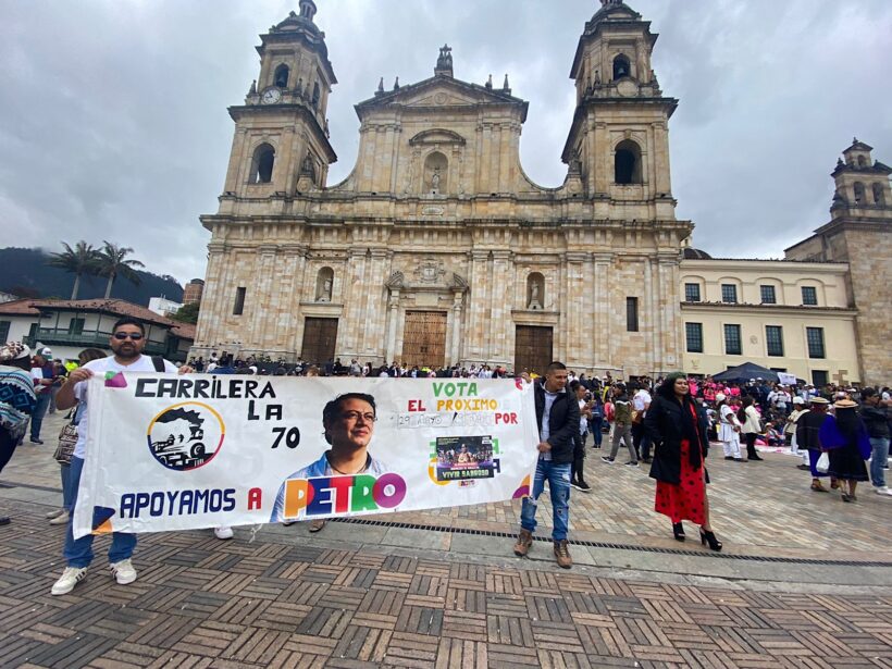 Amtseinführung von Petro als Kolumbiens neuer Präsident: Die Straße war eine Party