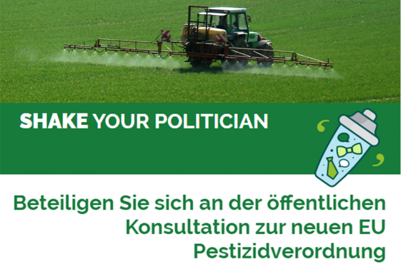 Beteiligen Sie sich an der öffentlichen Konsultation zur neuen EU Pestizidverordnung!