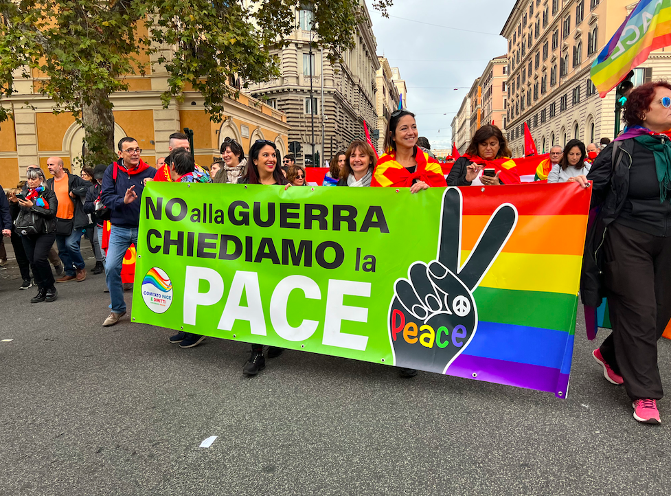 manifestazione roma pace