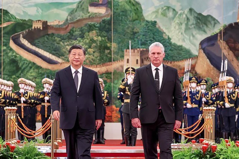 Xi Jinping und Diaz-Canel