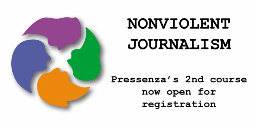 Pressenza startet neuen Kurs "Gewaltfreier Journalismus" – Anmeldung eröffnet