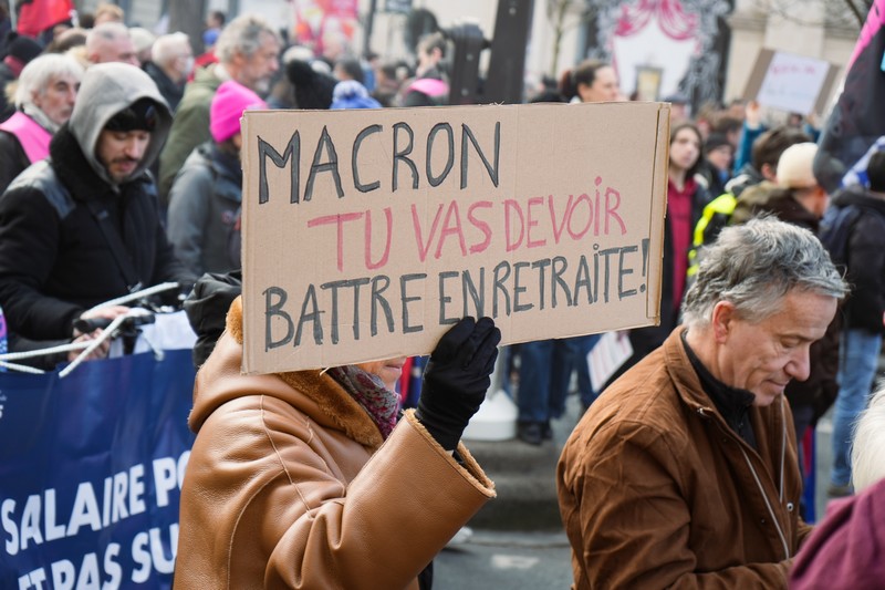 Frankreich, Rentenreform: Ein Präsident gegen das Volk