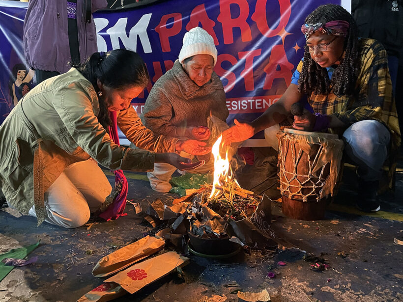 Acciones y espiritualidad en el 8M en Quito