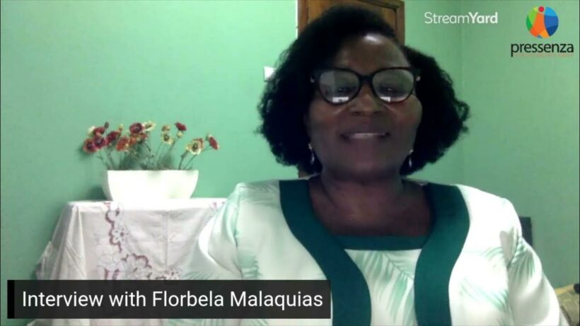 Florbela Malaquias, erste Frau an der Spitze einer angolanischen Partei, spricht über die Bedeutung der Solidarität und der "Humanisierung der Gesellschaft"