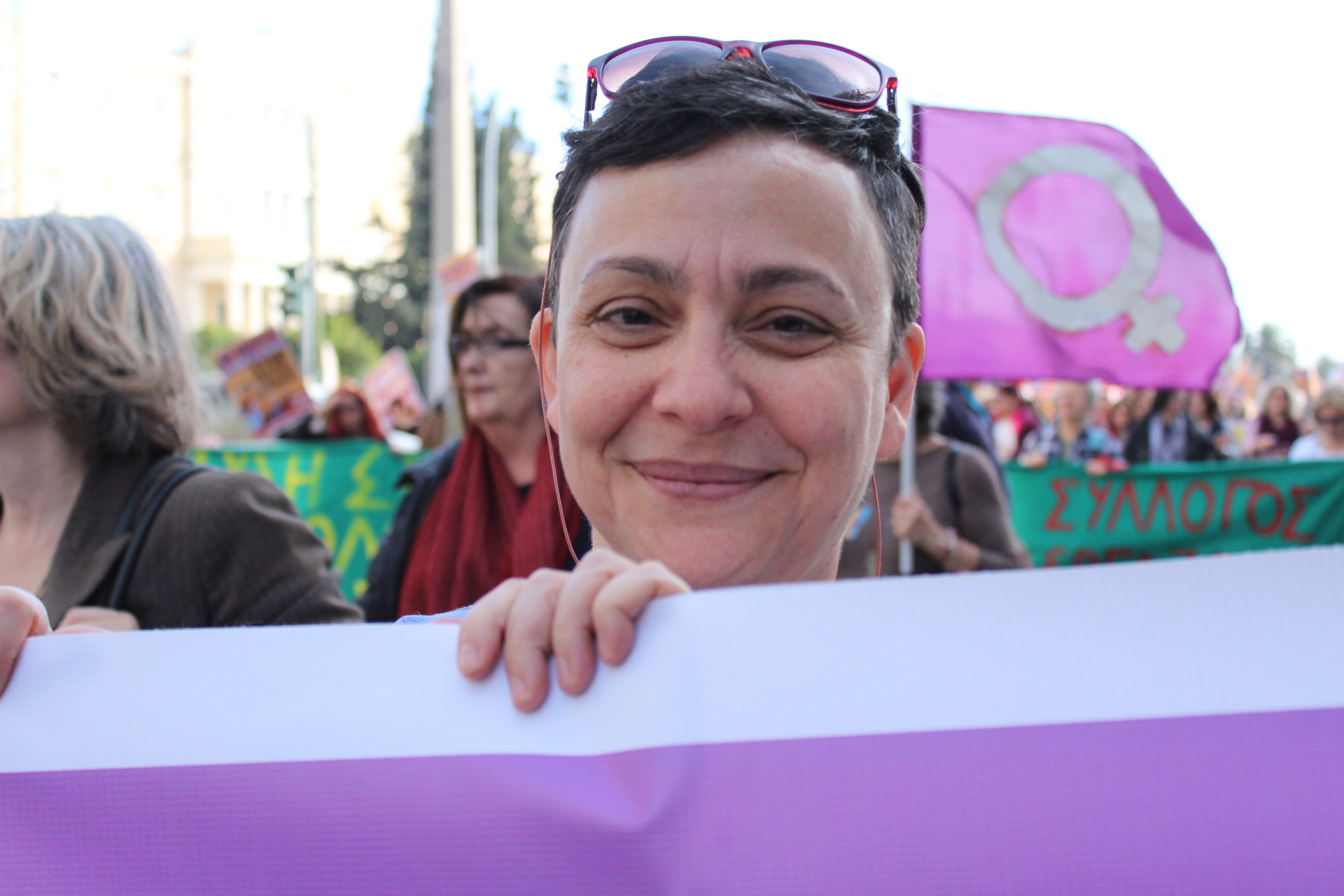 Marianella Kloka - DiEM25-Kandidatin für das Parlament von West-Attika