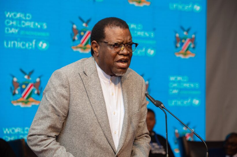 Namibia's president, Hage Geingob.