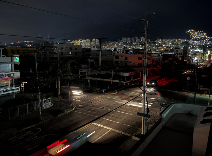 Ecuador, un país en oscuridad.