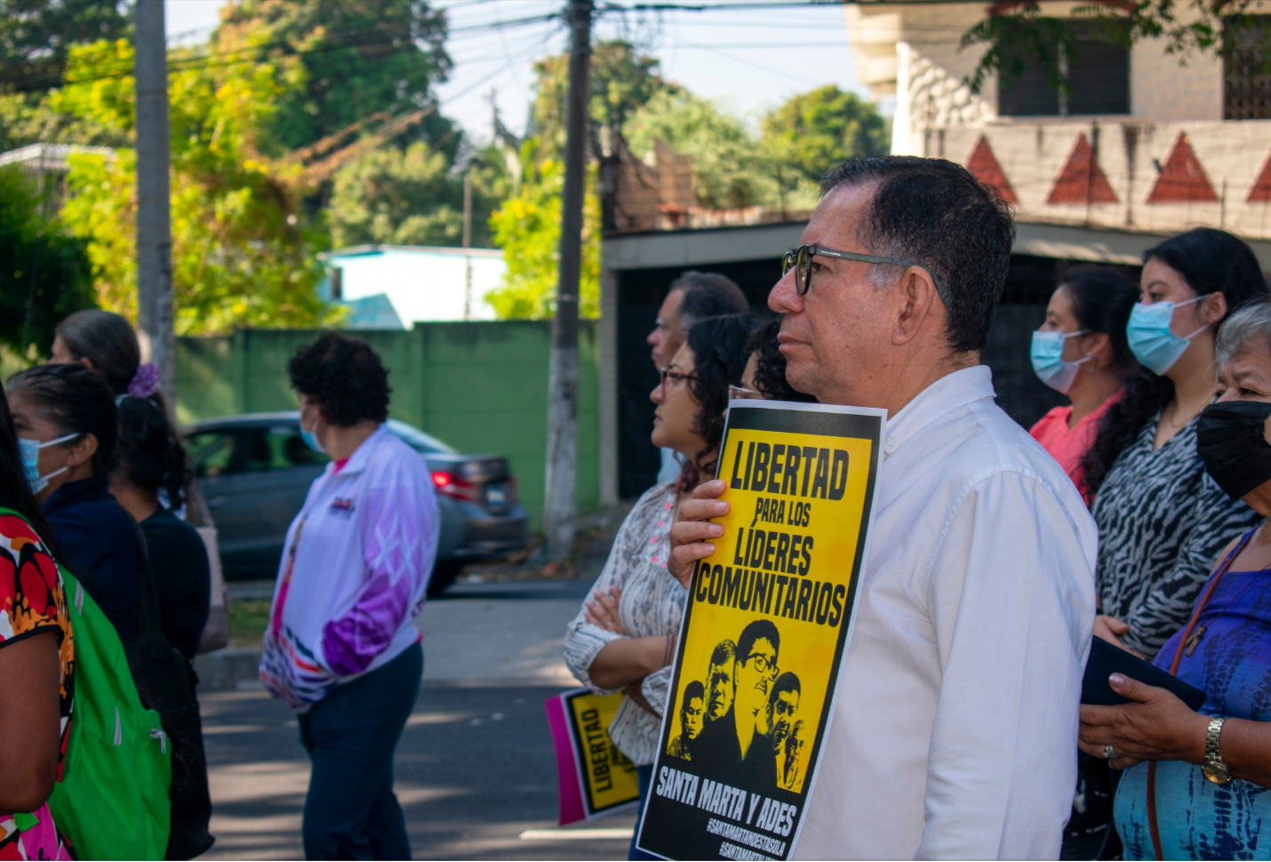 Protestas en Comunidad Santa Marta, El Salvador