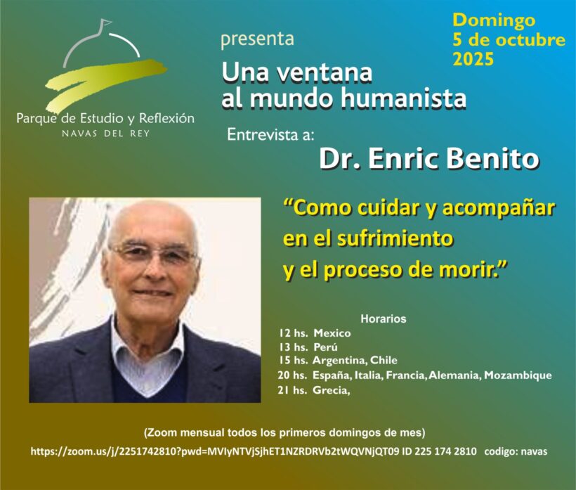 Parque Navas del Rey invita a una “Ventana al mundo humanista”