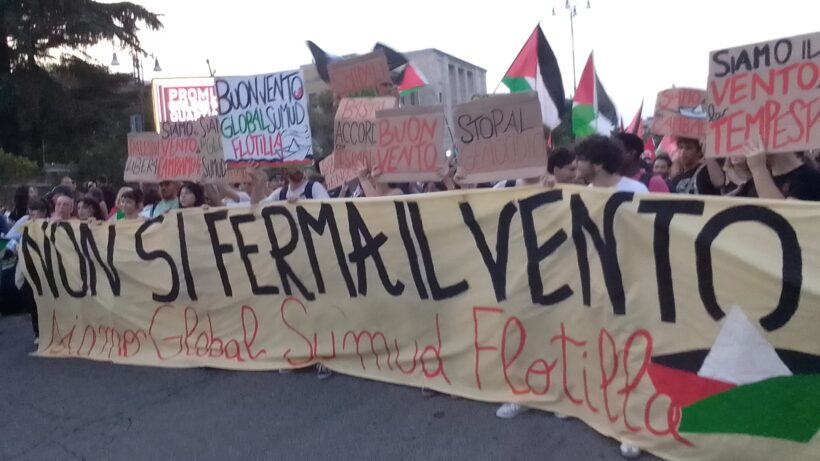 „Der Wind hört nicht auf zu wehen“ – Rom unterstützt die Global-Sumud-Flotilla