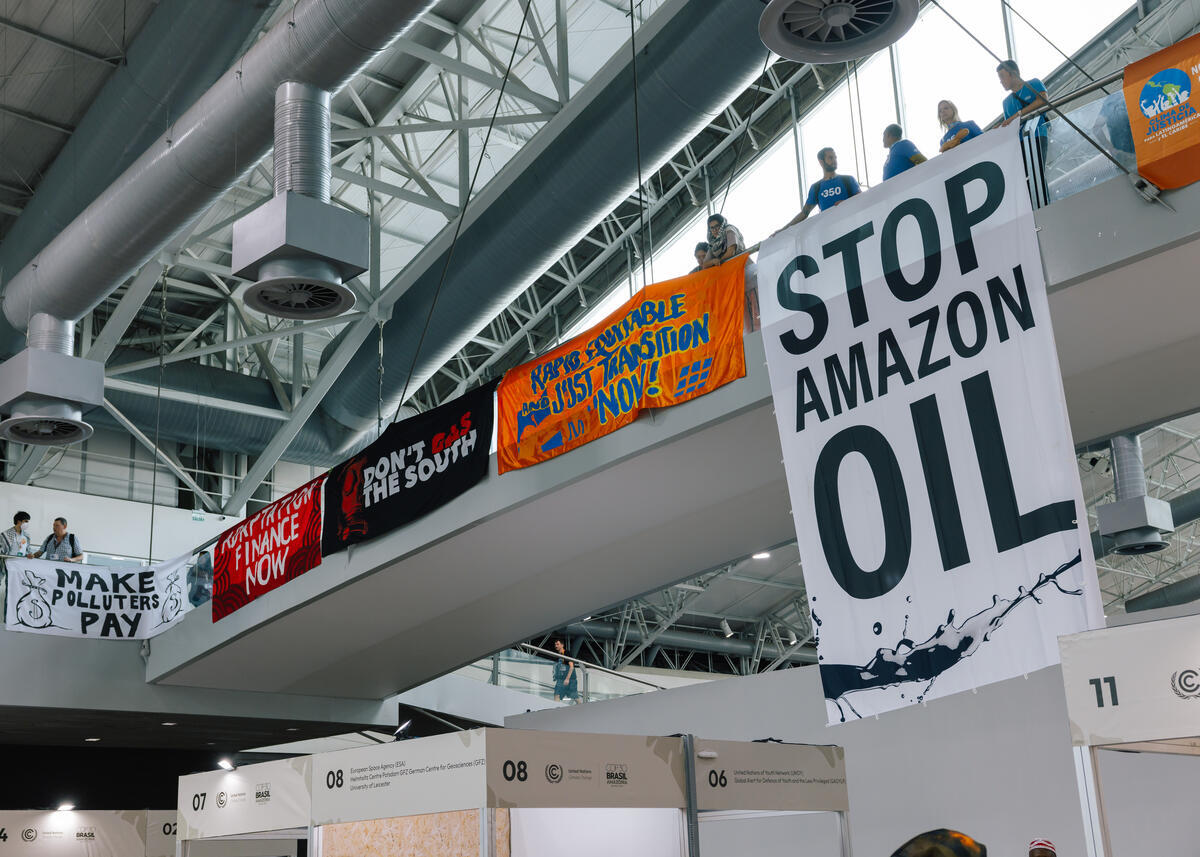 Manifestazione alla Cop 30