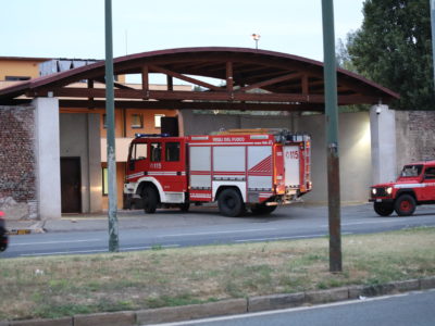 Incendio al CPR di Torino