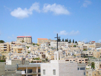 Bethlehem skyline from Church of the Nativity