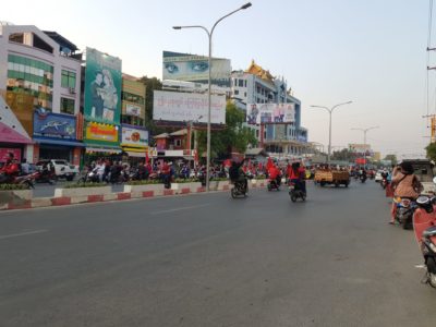 Protesters riding Motorcycles in Mandalay after 2021 Myanmar coup. Wikimedia Commons.