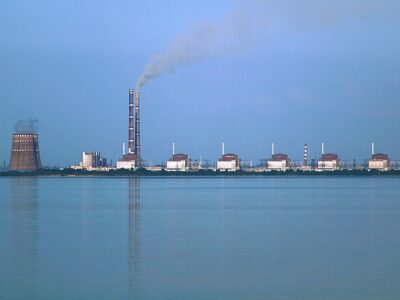 La centrale nucléaire de Zaporizhzhya, photo wikipedia.
