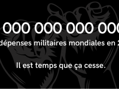 Dépense militaire - crédit Comité de solidarité de Trois-Rivières
