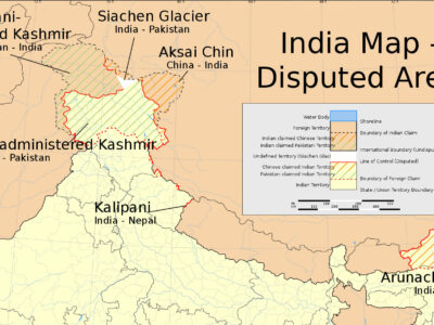 India disputed areas