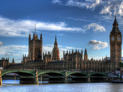 UK Parliament and Westminster Bridge